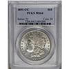Image 1 : 	1891-CC S$1 MS64 PCGS. An intricately struck and thoro 1891-CC