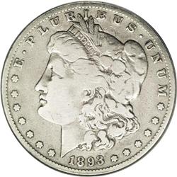 	1893-S S$1 --Improperly Cleaned--NCS. VG Details. This 1893-S