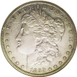 	1893-S S$1 --Cleaned--ANACS. XF45 Details. Mostly steel 1893-S