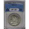 Image 1 : 	1895-O S$1 VF35 ANACS. This Choice VF key date coin is 1895-O