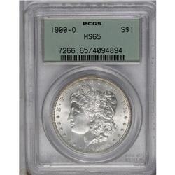 	1900-O S$1 MS65 PCGS. This well struck Gem exhibits vi 1900-O