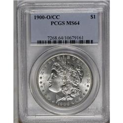 	1900-O/CC S$1 MS64 PCGS. VAM-8. A Top 100 Variety. A r 1900-O/CC