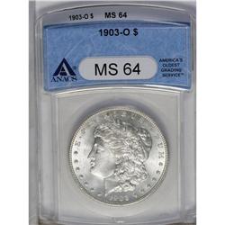 	1903-O S$1 MS64 ANACS. This Choice Mint State example 1903-O