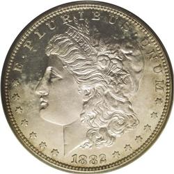 	1882 S$1 PR64 Cameo PCGS. Only 1,100 proof Morgans wer 1882