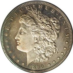 	1890 S$1 PR64 Cameo PCGS. Just 590 silver dollar proof 1890