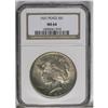 Image 1 : 	1921 S$1 MS64 NGC. Fully lustrous with frosty silver s 1921