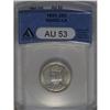 	1893 25C Isabella Quarter AU53 ANACS. The untoned surf 1893