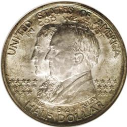 	1921 50C Alabama MS66 NGC. An admirable example with m 1921