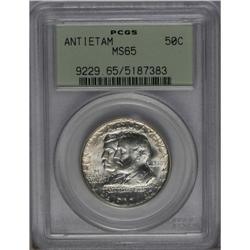 	1937 50C Antietam MS65 PCGS. This crisply struck Gem h 1937