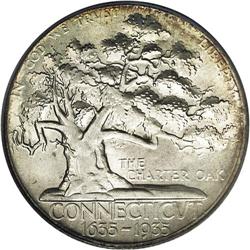 	1935 50C Connecticut MS67 PCGS. Both sides of this bea 1935