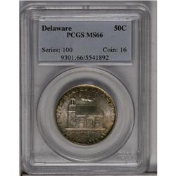 	1936 50C Delaware MS66 PCGS. A frosty Gem with medium 1936