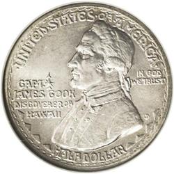 	1928 50C Hawaiian MS64 NGC. A lovely near-Gem with fai 1928