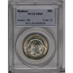 	1935 50C Hudson MS65 PCGS. A softly toned Gem example 1935