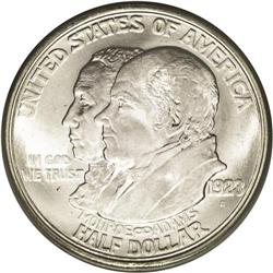 	1923-S 50C Monroe MS65 PCGS. This is a remarkable Gem 1923-S