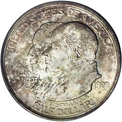 	1923-S 50C Monroe MS65 PCGS. Dappled olive-brown and s 1923-S