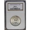 Image 1 : 	1938 50C New Rochelle MS66 NGC. Satiny luster is overl 1938