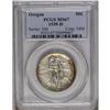 Image 1 : 	1939-D 50C Oregon MS67 PCGS. Subdued ivory luster with 1939-D