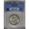 	1915-S 50C Panama-Pacific MS63 ANACS. A satiny and gen 1915-S