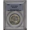 Image 1 : 	1936 50C Robinson MS66 PCGS. Lovely pearlescent surfac 1936