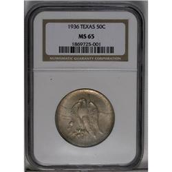 	1936 SET Texas PDS Set MS65 to MS66 NGC. The set inclu 1936