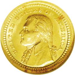 	1903 G$1 Louisiana Purchase/Jefferson MS64 NGC. The pr 1903