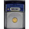 	1903 G$1 Louisiana Purchase/McKinley MS64 ANACS. Brigh 1903