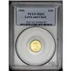 Image 3 : 	1904 G$1 Lewis and Clark MS63 PCGS. Sparkling mint lus 1904