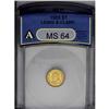 Image 3 : 	1905 G$1 Lewis and Clark MS64 ANACS. Sensational luste 1905