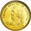 Image 2 : 	1905 G$1 Lewis and Clark MS64 NGC. A beautiful melang 1905
