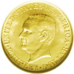 	1916 G$1 McKinley MS65 NGC. A shimmering Gem striking 1916