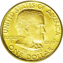 	1922 G$1 Grant With Star MS66 PCGS. The star was added 1922