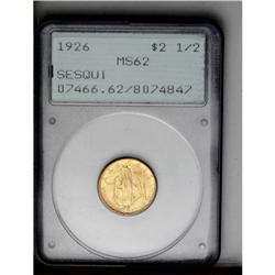 	1926 $2 1/2 Sesquicentennial MS62 PCGS. A beautiful ex 1926