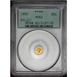 	1853 25C Liberty Octagonal 25 Cents, BG-102, Low R.4, 1853