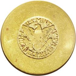 	1945 4 Pounds AU58 NGC. KM-34. This gold issue (equival 1945 4 Pounds AU58 NGC.