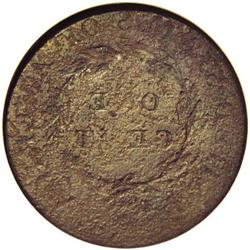 	Undated 1C Large Cent--Brockage, Corroded--ANACS. Good Undated