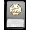 Image 4 : 	1998 G$50 One-Ounce Gold Eagle MS69 NGC. A rectangular 1998