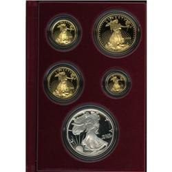 	1995-W S$1 10th Anniversary American Eagle Set PR69 Un 1995-W