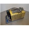 Image 1 : FANUC A03B-0801-C004 I/O BASE UNIT WITH 9 I/O MODULES AND POWER SUPPLY