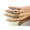Image 6 : 10.15 CTW Natural Morganite 18K Solid Yellow Gold Diamond Ring