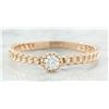 Image 1 : 0.10 CTW Diamond 18K Rose Gold Solitaire Ring
