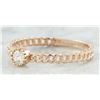 Image 2 : 0.10 CTW Diamond 18K Rose Gold Solitaire Ring