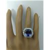 Image 5 : 10.70 CTW Tanzanite 18K White Gold Diamond Ring