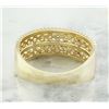 Image 4 : 0.66 CTW Two Row Diamond 18K Yellow Gold Ring