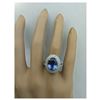 Image 5 : 5.50 CTW Tanzanite 18K White Gold Diamond Ring