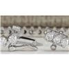 Image 2 : 4.20CTW Natural Diamond Bracelet In 14K Solid White Gold