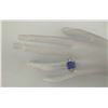 Image 4 : 5.31 CTW Natural Tanzanite And Diamond Ring In 18K Yellow Gold