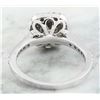 Image 4 : 0.80 CTW Diamond 18K White Gold Ring