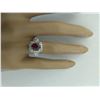 Image 5 : 2.38 CTW Ruby 14K White Gold Diamond Ring