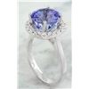 Image 3 : 6.02 CTW Tanzanite 18K White Gold Diamond Ring