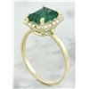 Image 3 : 2.47 CTW Emerald 14K Yellow Gold Diamond Ring